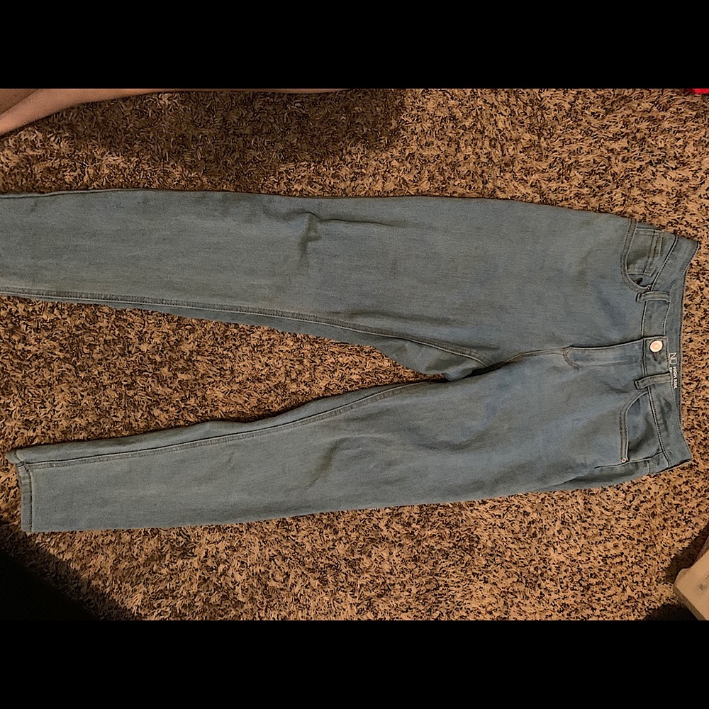 high rise skinny jeans